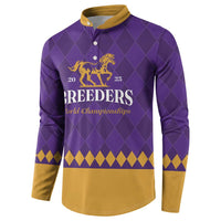 Personalized Breeders Horse Racing 2025 Button Sweatshirt Del Mar Awaits - Wonder Print Shop