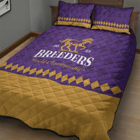 Personalized Breeders Horse Racing 2025 Quilt Bed Set Del Mar Awaits - Wonder Print Shop