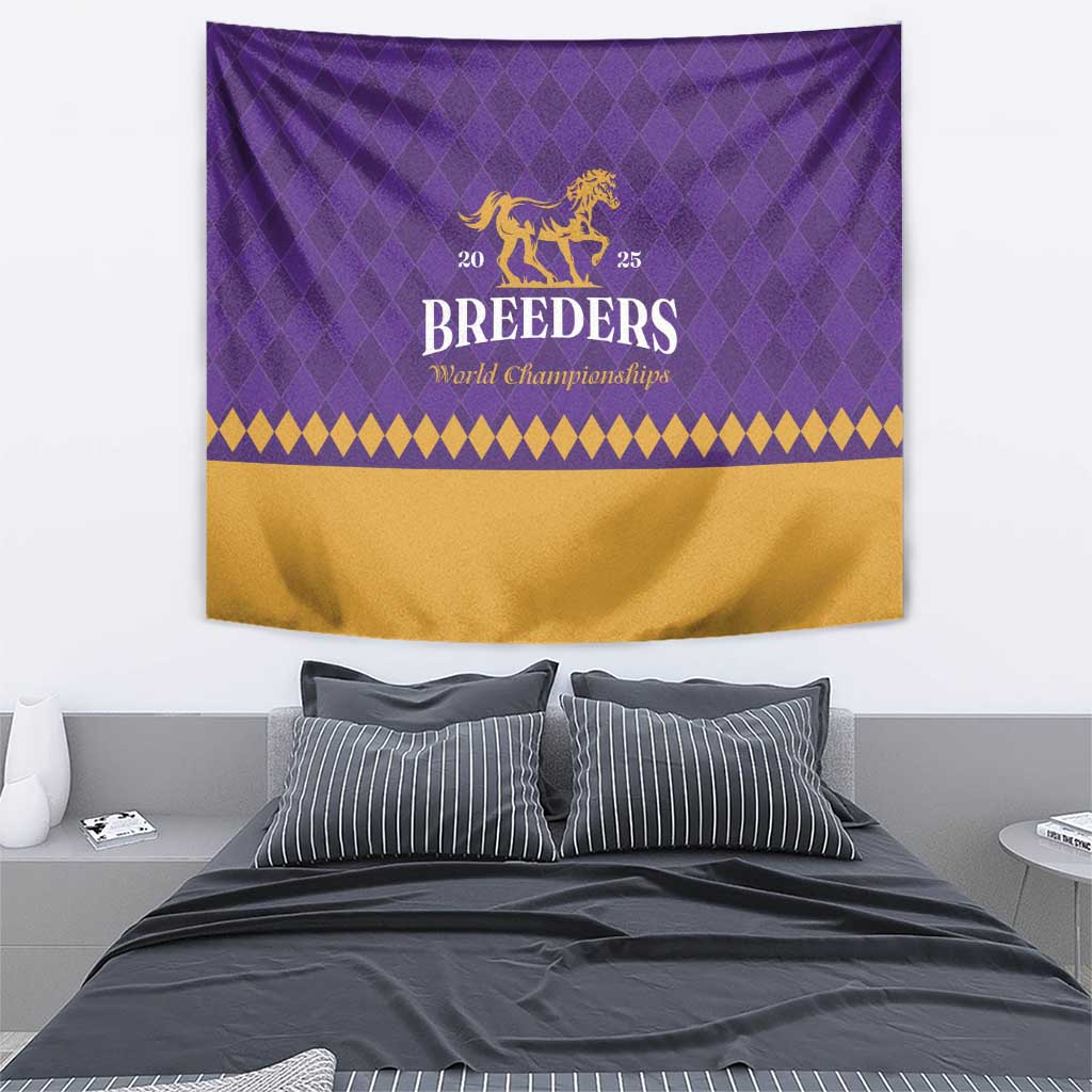 Personalized Breeders Horse Racing 2025 Tapestry Del Mar Awaits - Wonder Print Shop