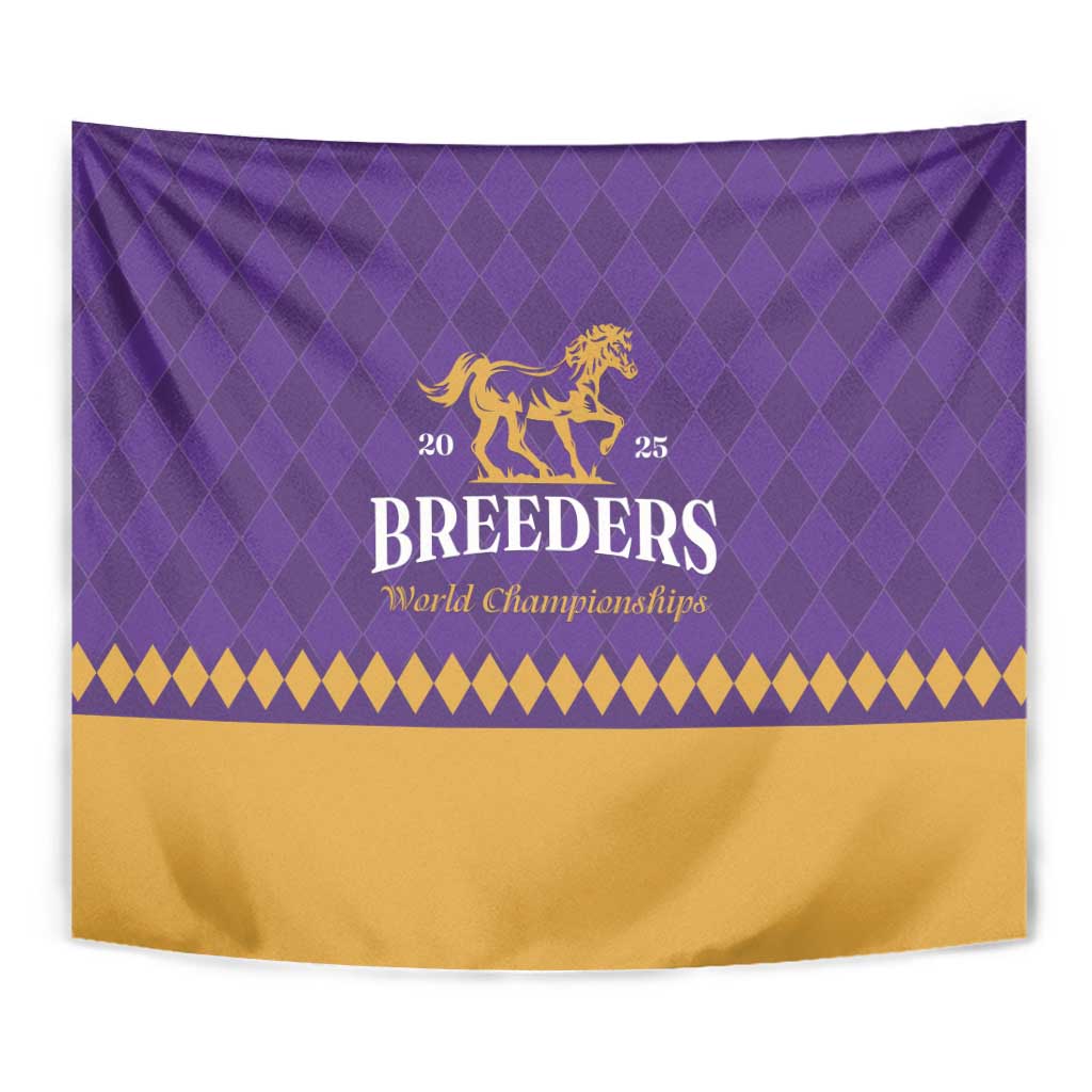 Personalized Breeders Horse Racing 2025 Tapestry Del Mar Awaits - Wonder Print Shop