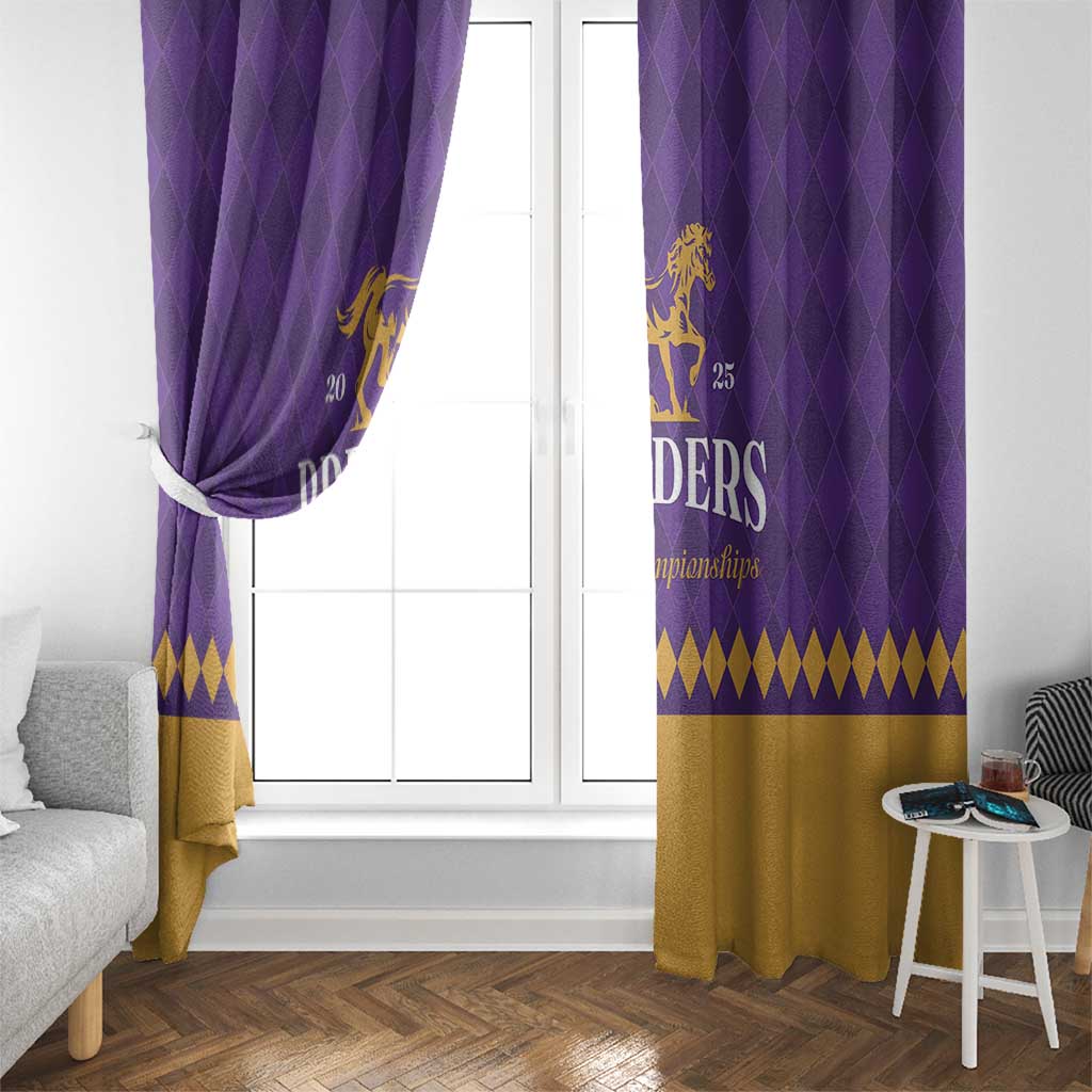 Personalized Breeders Horse Racing 2025 Window Curtain Del Mar Awaits - Wonder Print Shop