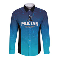 Custom Multan Cricket Long Sleeve Button Shirt Sultan Dreams Do Come True - Wonder Print Shop