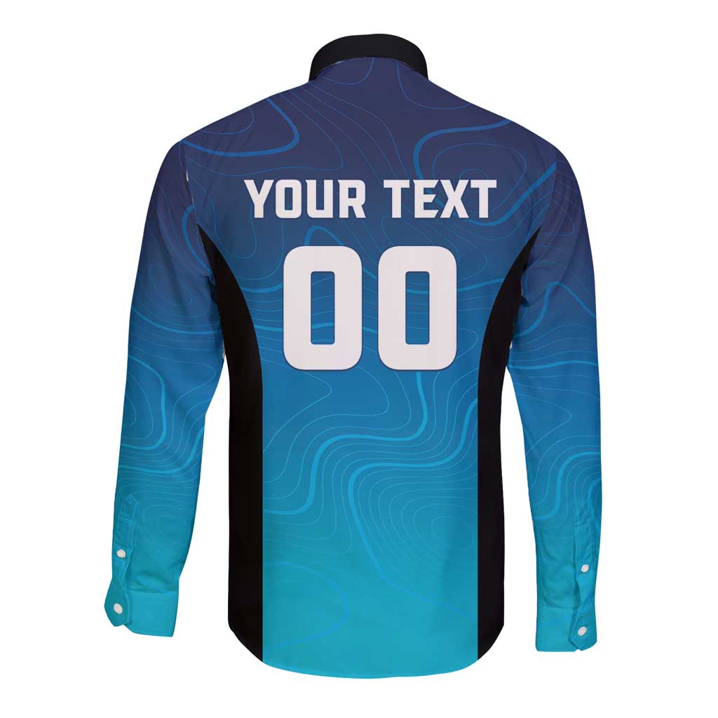 Custom Multan Cricket Long Sleeve Button Shirt Sultan Dreams Do Come True - Wonder Print Shop