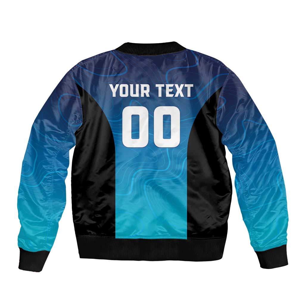 Custom Multan Cricket Sleeve Zip Bomber Jacket Sultan Dreams Do Come True - Wonder Print Shop