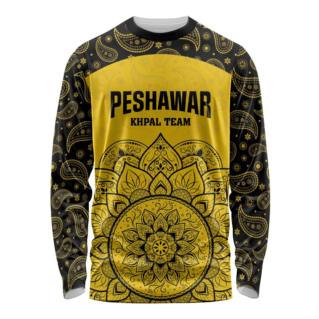 Custom Peshawar Cricket Long Sleeve Shirt Hum Zalmi Hum Peshawar - Wonder Print Shop