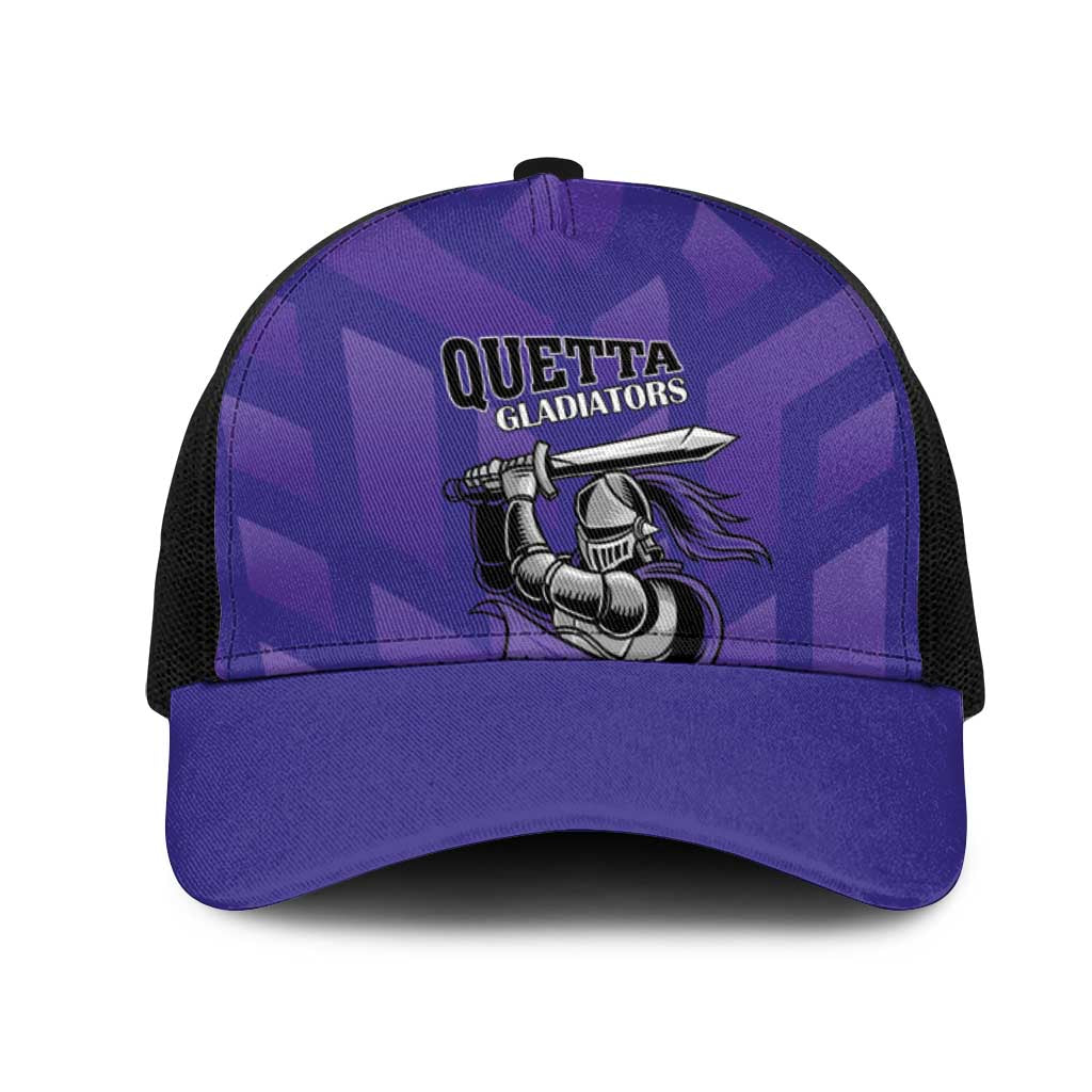 Quetta Cricket Gladiators Mesh Trucker Cap One Force Purple Force - Wonder Print Shop