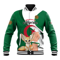 Personalized Algeria Fennec Fox Baseball Jacket Happy Independence Day