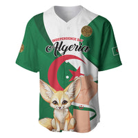 Personalized Algeria Fennec Fox Baseball Jersey Happy Independence Day