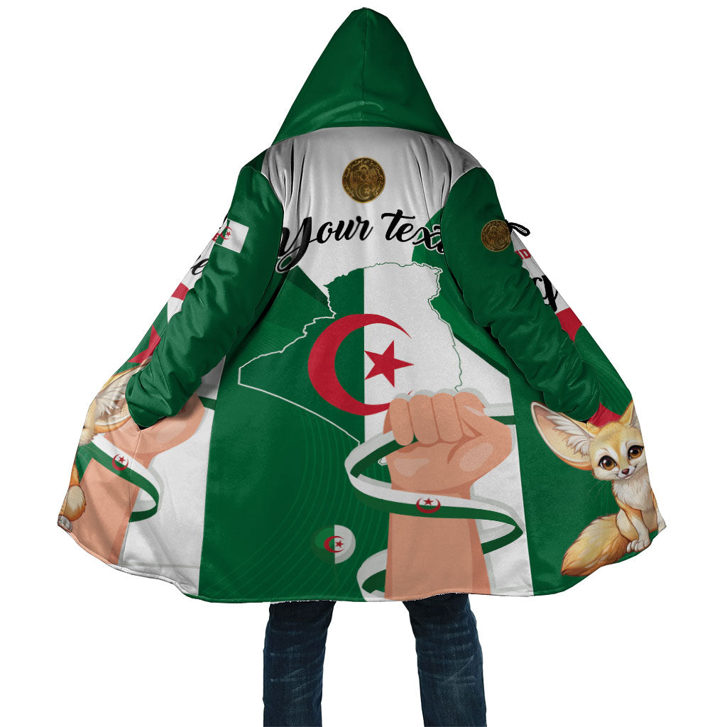 Personalized Algeria Fennec Fox Cloak Happy Independence Day