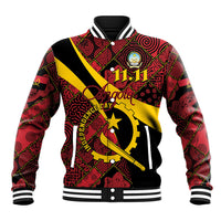 Personalized Angola Samakaka Pattern Baseball Jacket Happy Independence Day