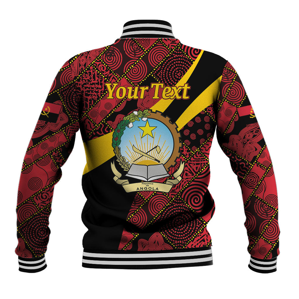 Personalized Angola Samakaka Pattern Baseball Jacket Happy Independence Day