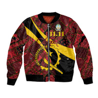 Personalized Angola Samakaka Pattern Bomber Jacket Happy Independence Day