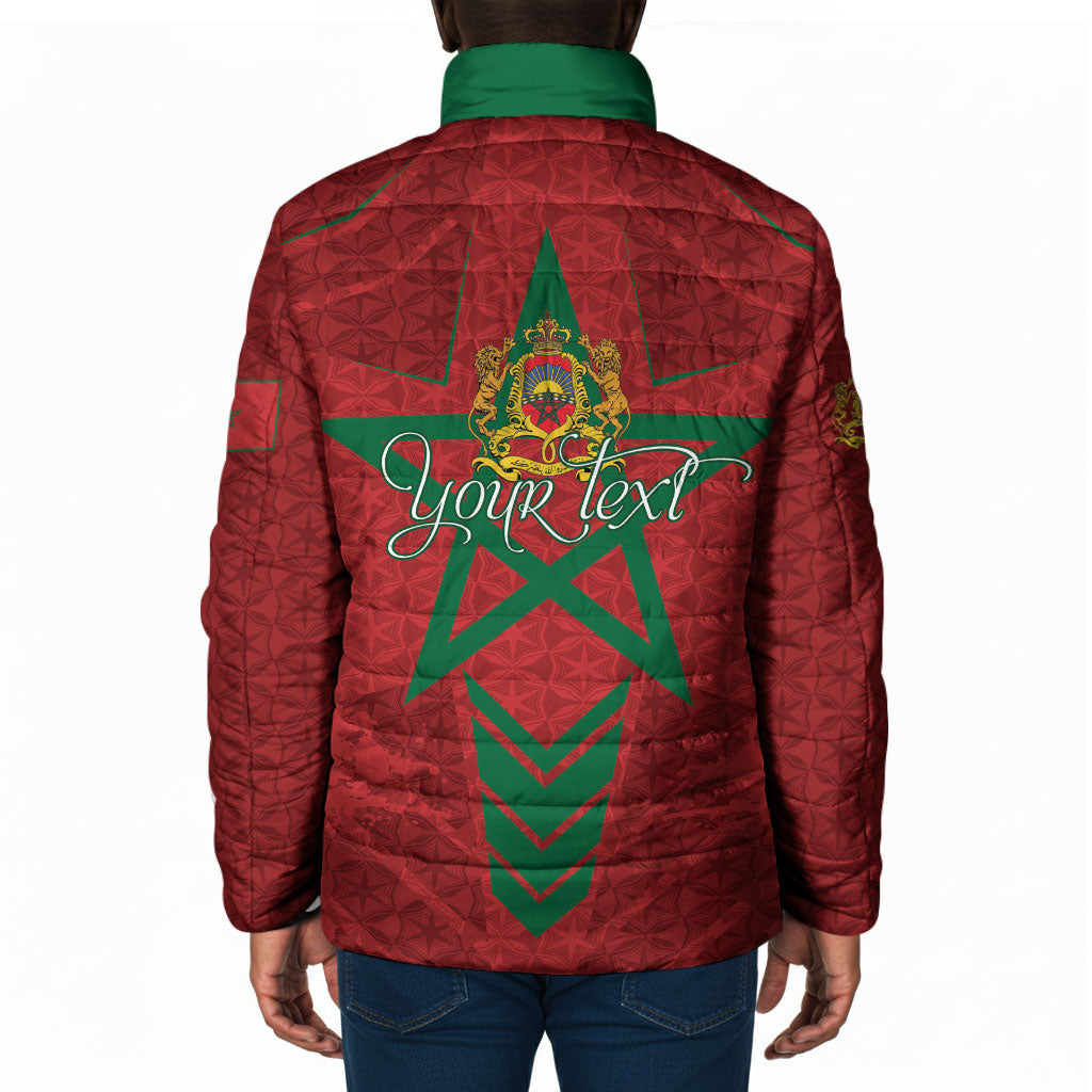 Personalized Morocco 1956 Padded Jacket Happy Independence Day