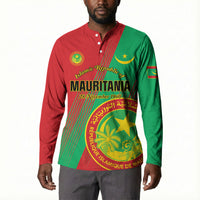 Personalized Islamic Republic of Mauritania Button Sweatshirt Happy Independence Day