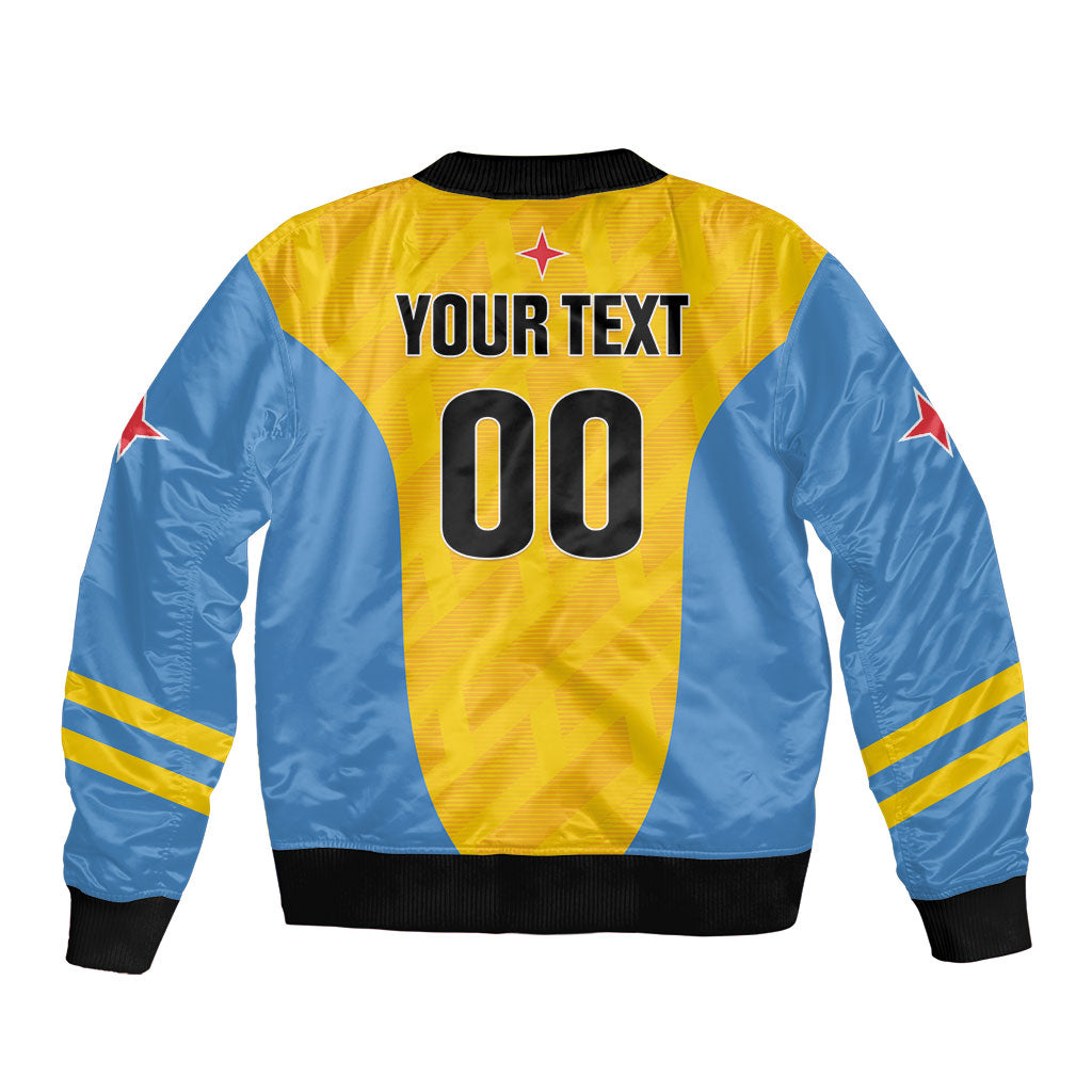 Custom Football Aruba 2026 Bomber Jacket Arubaans Come On