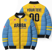 Custom Football Aruba 2026 Bomber Puffer Jacket Arubaans Come On