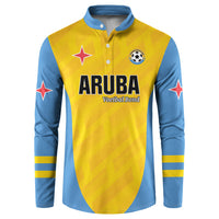Custom Football Aruba 2026 Button Sweatshirt Arubaans Come On