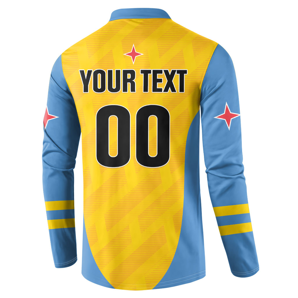 Custom Football Aruba 2026 Button Sweatshirt Arubaans Come On
