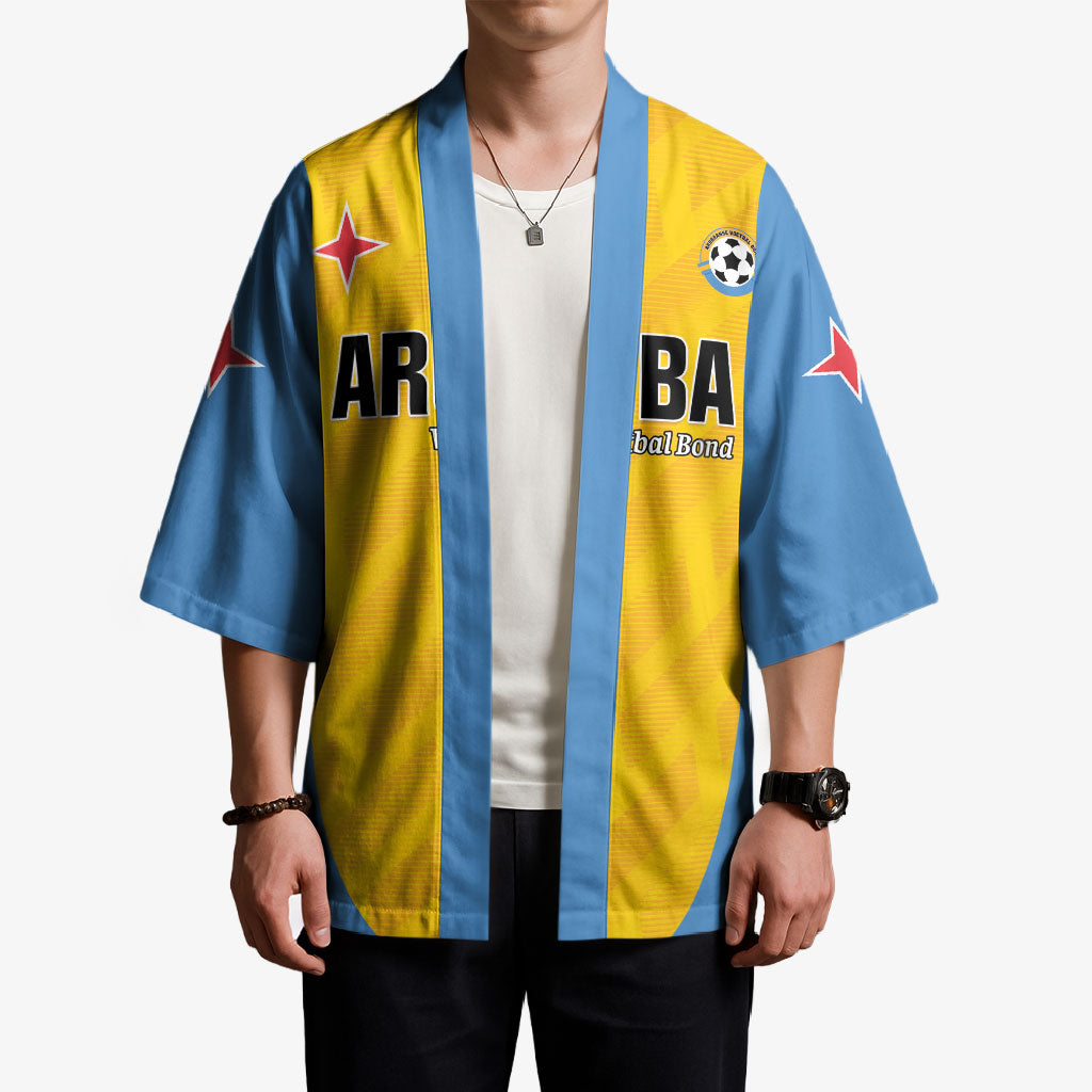 Custom Football Aruba 2026 Kimono Arubaans Come On