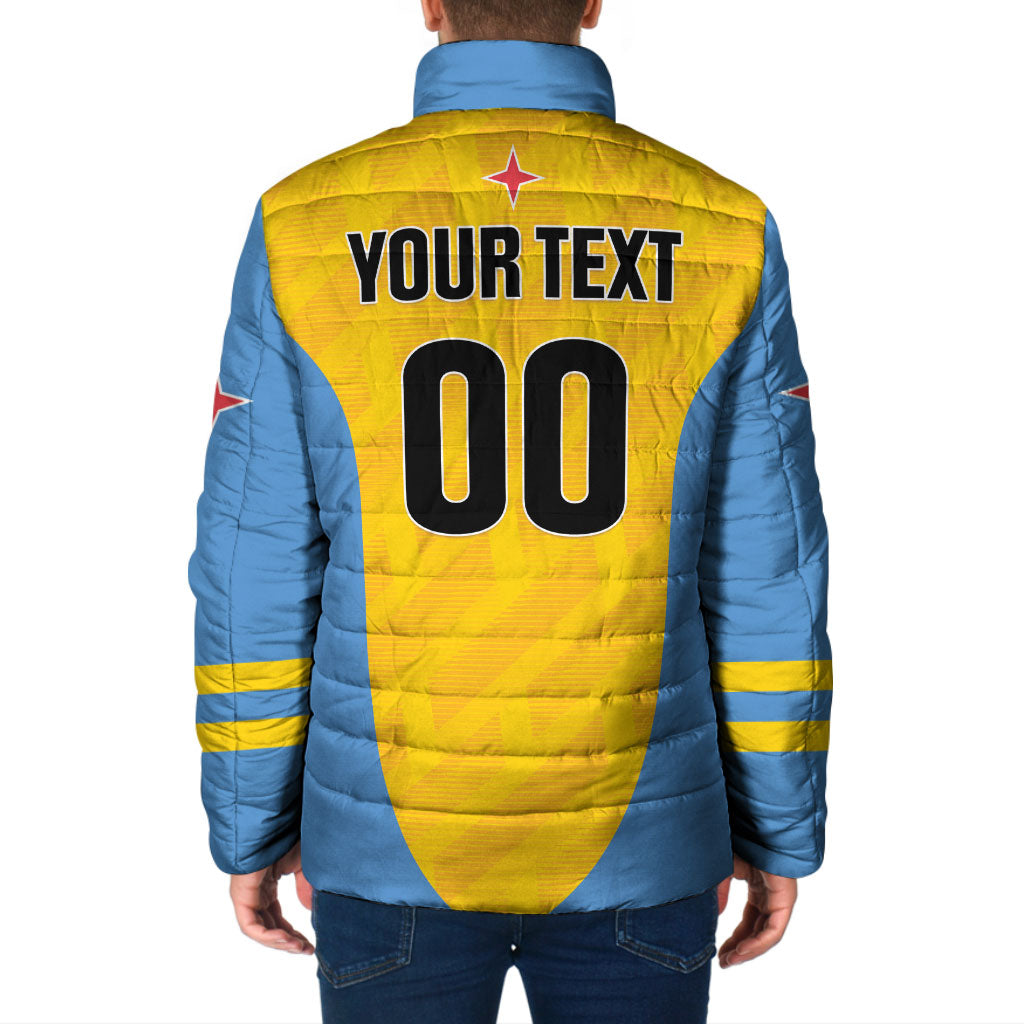 Custom Football Aruba 2026 Padded Jacket Arubaans Come On