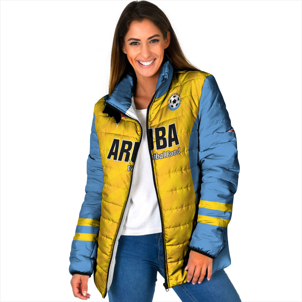 Custom Football Aruba 2026 Padded Jacket Arubaans Come On
