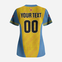 Custom Football Aruba 2026 Scrub Top Arubaans Come On