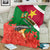 personalised-suriname-independence-day-blanket-lesser-kiskadee-with-scarlet-jungle-flame-flower