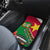 Suriname Independence Day Car Mats Lesser Kiskadee With Scarlet Jungle Flame Flower - Wonder Print Shop