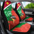 Suriname Independence Day Car Seat Cover Lesser Kiskadee With Scarlet Jungle Flame Flower - Wonder Print Shop