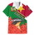 Personalised Suriname Independence Day Family Matching Long Sleeve Bodycon Dress and Hawaiian Shirt Lesser Kiskadee With Scarlet Jungle Flame Flower - Wonder Print Shop