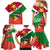 Personalised Suriname Independence Day Family Matching Mermaid Dress and Hawaiian Shirt Lesser Kiskadee With Scarlet Jungle Flame Flower - Wonder Print Shop