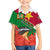 Personalised Suriname Independence Day Hawaiian Shirt Lesser Kiskadee With Scarlet Jungle Flame Flower - Wonder Print Shop