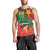 Personalised Suriname Independence Day Men Tank Top Lesser Kiskadee With Scarlet Jungle Flame Flower - Wonder Print Shop