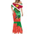 Personalised Suriname Independence Day Mermaid Dress Lesser Kiskadee With Scarlet Jungle Flame Flower - Wonder Print Shop