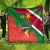 personalised-suriname-independence-day-quilt-lesser-kiskadee-with-scarlet-jungle-flame-flower