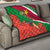 personalised-suriname-independence-day-quilt-lesser-kiskadee-with-scarlet-jungle-flame-flower