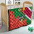 personalised-suriname-independence-day-quilt-lesser-kiskadee-with-scarlet-jungle-flame-flower