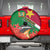 Suriname Independence Day Spare Tire Cover Lesser Kiskadee With Scarlet Jungle Flame Flower - Wonder Print Shop