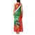 Personalised Suriname Independence Day Tank Maxi Dress Lesser Kiskadee With Scarlet Jungle Flame Flower - Wonder Print Shop