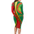 Personalised Mauritania Independence Day Long Sleeve Bodycon Dress Mauritanian Seal Special Version - Wonder Print Shop