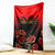 personalised-albania-independence-day-blanket-albanian-coat-of-arms-with-red-poppy-flower