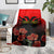 personalised-albania-independence-day-blanket-albanian-coat-of-arms-with-red-poppy-flower