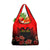 Personalised Albania Independence Day Grocery Bag Albanian Coat Of Arms With Red Poppy Flower