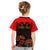 Personalised Albania Independence Day Kid T Shirt Albanian Coat Of Arms With Red Poppy Flower - Wonder Print Shop