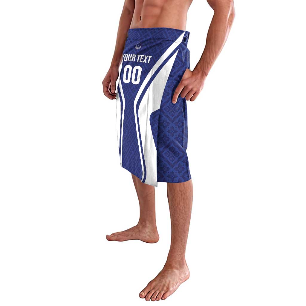 Custom Football Uzbekistan Lavalava Milliy Jamoa Blue Version - Wonder Print Shop