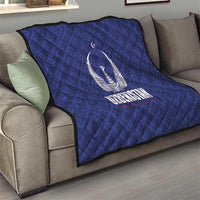 Football Uzbekistan Quilt Milliy Jamoa Blue Version - Wonder Print Shop