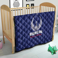 Football Uzbekistan Quilt Milliy Jamoa Blue Version - Wonder Print Shop