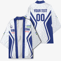 Custom Football Uzbekistan Kimono Milliy Jamoa White Version - Wonder Print Shop