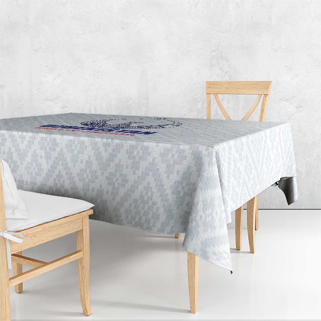 Football Uzbekistan Tablecloth Milliy Jamoa White Version - Wonder Print Shop