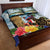 Personalized Boricua El Morro Quilt Bed Set Puerto Rico Sun Coqui - Wonder Print Shop